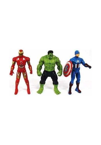 Avengers Hero Model Kutuda 3 Karakter Avengers  - Figür  Oyuncak