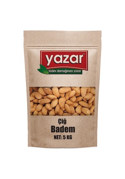 Yazar Çiğ Badem İçi 5 KG
