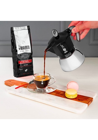 Bialetti İndüksiyon Mokapot Siyah 2 Cup