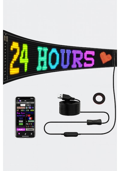 Programlanabilir Led İşaretler İç Mekan İçin Mesaj Kaydırma 60cm
