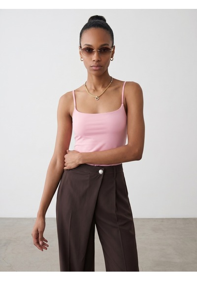 Dilvin 21200 Bra-free Askılı Top-toz Pembe