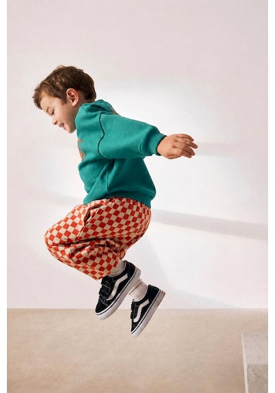 Babymod Erkek Çocuk Sweatshirt Turuncu Dama Desenli Pantolon İkili 3 İplik Altüst Takım Yeşil Babymod Erkek Çocuk Sweatshirt Turuncu Dama Desenli Pantolon İkili 3 İplik Altüst Takım Yeşil