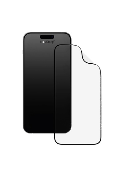 Novstrap Apple iPhone 15 Uyumlu İle Ekran Koruyucu Parlak Şeffaf Seramik Nano Esnek Cam