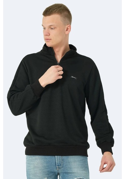 Slazenger Sammy Siyah Erkek Sweatshirt