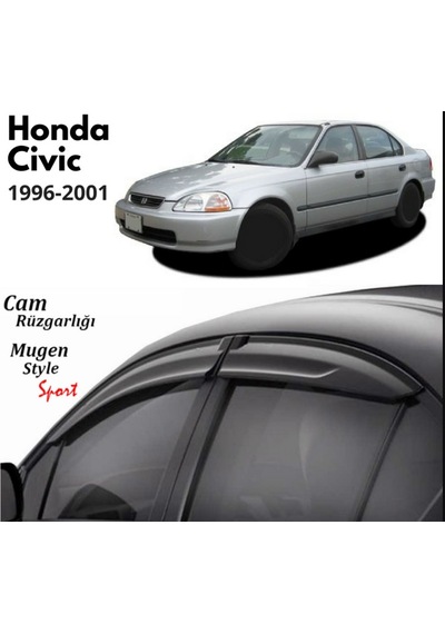Honda Civic İes Cam Rüzgarlığı 96-00 Kutulu Gönderim
