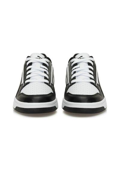 Puma Rebound Layup Lo Sl Jr Beyaz Kadın Sneaker Siyah - Beyaz