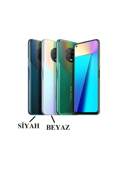 İnfinix Note 7 Kasa Arka Kapak Pil Kapağı - Beyaz