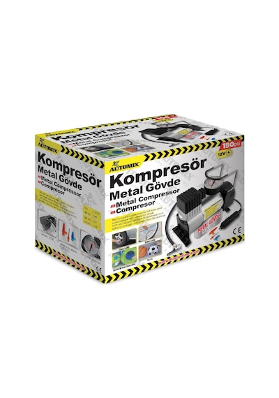 Automix Metal Kompresör Araç Lastik Ve Hava Basınçlandırma Cihazı