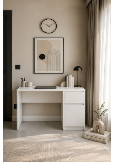 Nolm Çalışma Masası Y:76 D:60 G:76 / Beyaz