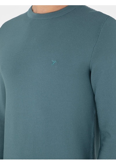 Cacharel Mint Slim Fit Bisiklet Yaka Triko Kazak