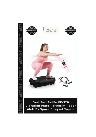 Özel Seri Relife Vp-320 Vıbration Plate - Titreşimli Spor Aleti Ev Sporu Bireysel Yaşam