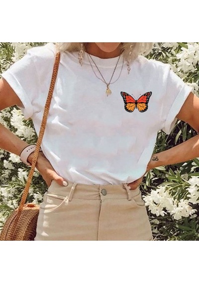 Startmore Unisex Balance Baskılı Oversize Boyfriend T-shirt Beyaz