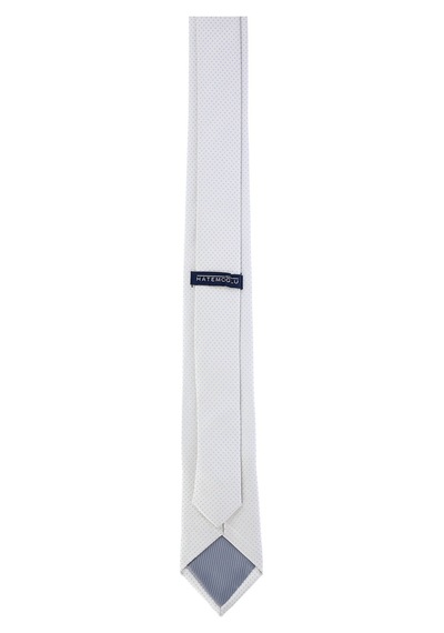 Hatemoğlu Gri Desenli Klasik Micro Kravat 26181022A001 1040 Gri - Antrasit