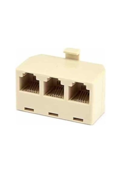 Rj11 Telefon Hat Çoğaltıcı Çoklayıcı Splitter 3'lü