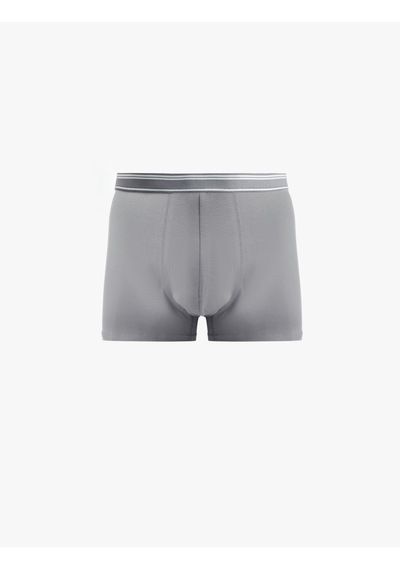 Koton Normal Bel Pamuklu 3'lü Boxer Seti Gri 7wlm90005mk