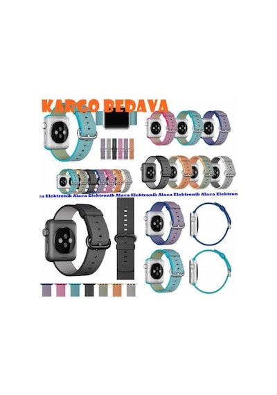 Apple Uyumlu  Watch 2 42 MM Ip Orme Kordon 42 MM Kayıs