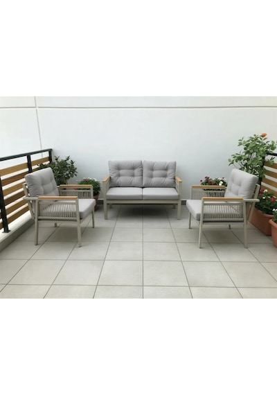 Adımshops Opal 2+1+1 Gri Metal Gövde Balkon-bahçe-kafe,çay Seti,koltuk Takımı,oturma Grubu,ofis Koltuğu Çok Renkli Adımshops Opal 2+1+1 Gri Metal Gövde Balkon-bahçe-kafe,çay Seti,koltuk Takımı,oturma Grubu,ofis Koltuğu Çok Renkli