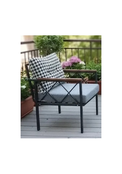 Safir 1'li Kaz Ayağı Kırlent Bahçe,balkon,cafe Teras Mobilyası,çay Seti,koltuk Takımı,ofis Mobilyası Gri Safir 1'li Kaz Ayağı Kırlent Bahçe,balkon,cafe Teras Mobilyası,çay Seti,koltuk Takımı,ofis Mobilyası Gri