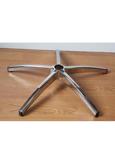 Kamusalmarket Makam Sandalyesi Krom Yıldız Ayağı Çap 65 Cm 150 Kg