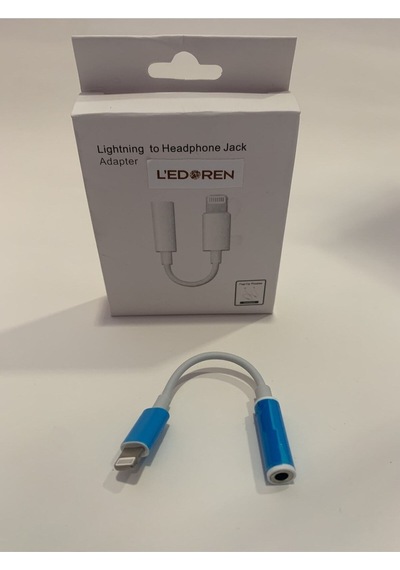Apple Uyumlu iPhone  14/13/12/11/x/8/7 Için Lightning To 3.5mm Jack Kulaklık Dönüştürücü Adaptörü