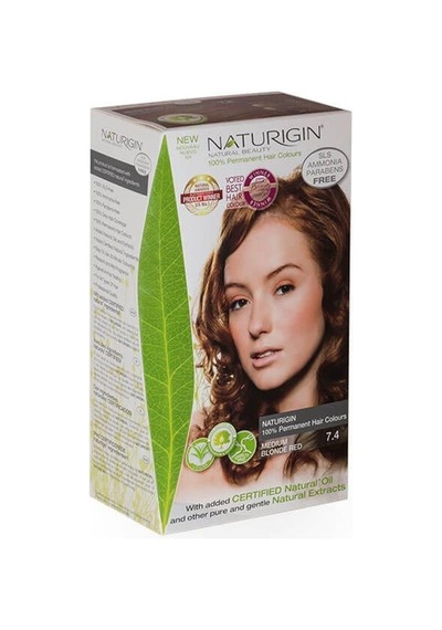 Naturigin Organik Içerikli Saç Boyası 7.4 Orta Sarı Kızıl (377698566)