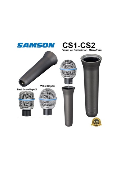 Samson Cs1/cs2 Vokal ve Enstrüman Mikrofonu