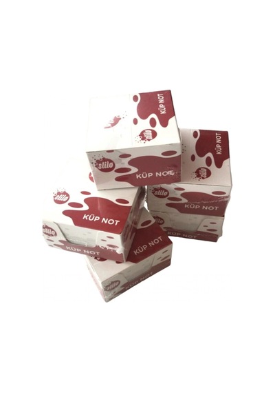 Stilo Küp Blok Beyaz 8 8 Cm 5 Adet