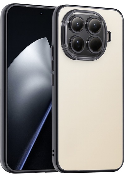 Xiaomi Mi 15t Pro Uyumlu Lensli Silikon - Siyah
