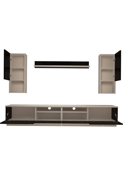 Decoraktiv Trendstyle 5220das Mdf Tv Ünitesi Tv Sehpası Beyaz - Siyah