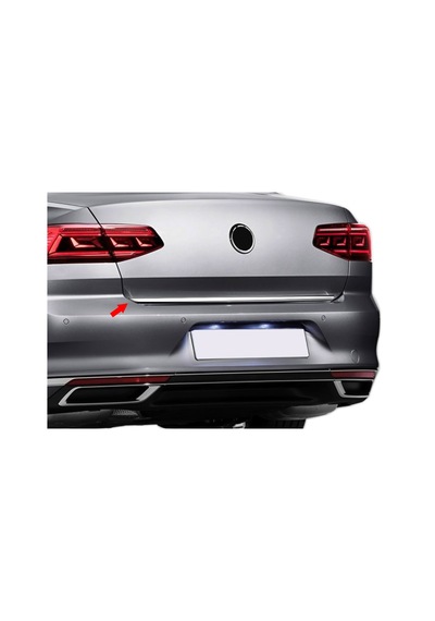 Volkswagen Uyumlu Passat Sd B8,5 2019- Bagaj Alt Çıtası Paslanmaz Çelik
