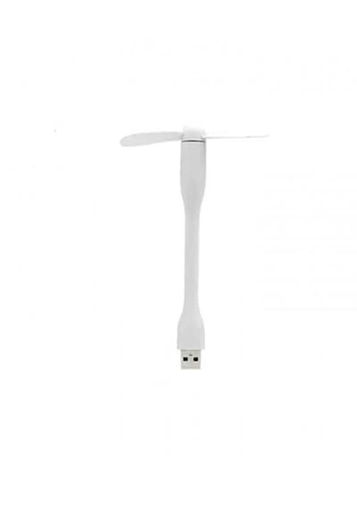 Sl-uf05 Esnek Usb Mini Fan Ofis, Ev, Laptop Ve Seyahat İçin Pratik Sessiz Vantilatör Hafif Taşınabilir Beyaz