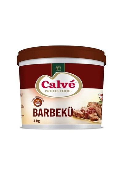 Calve Kova Barbekü Sos 4kg - Izgara Et Ve Tavuk İçin Lezzetli Sos Tarı