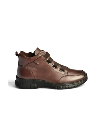 Fox Shoes Z555560903 Kahverengi Hakiki Deri Comfort Ortopedik Taban Kadın Bot