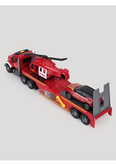 Let's Be Child Drive Sesli Ve Işıklı Büyük İtfaiye Tırı - Standart Çok Renkli