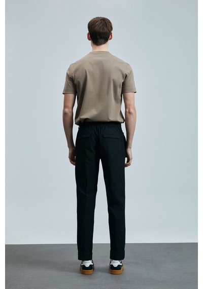 Lufian Erkek Marcus Modern Grafik T-shirt 111020235 Deve Tüyü Deve Tüyü