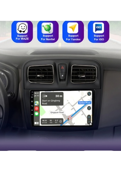 Renault Symbol 2012 2019 Android Multimedya Teyp 9' Ips Ekran Oem