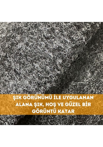 Kendinden Yapışkanlı Kapı Kaplama Oto Zemin Dayanıklı 3mm Antrasit