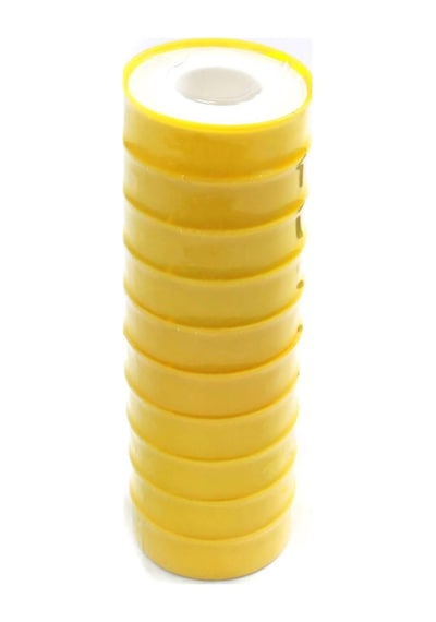 Gram Teflon Bant Sızdırmazlık Bandı 12 mm x 10 Mt 10 Adet - YERLİ ÜRETİM