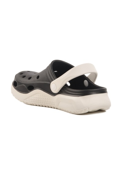 Siyah Hafif Eva Taban Unisex Sabo Terlik Stella Z Siyah-beyaz Siyah - Beyaz
