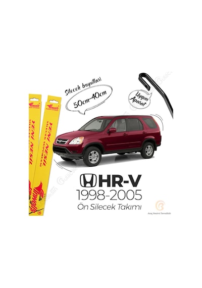 Honda Hr-V Muz Silecek Takımı 1998-2005 İnwells N11.1634