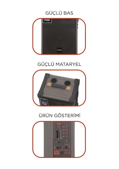 D71 Profesyonel Çift Mikrofonlu Bt Kablosuz Hoparlör Bass Ses Kutusu Speaker