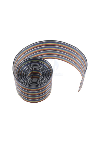 40 Pin Rainbow Ribbon Idc Kablo 1 Metre