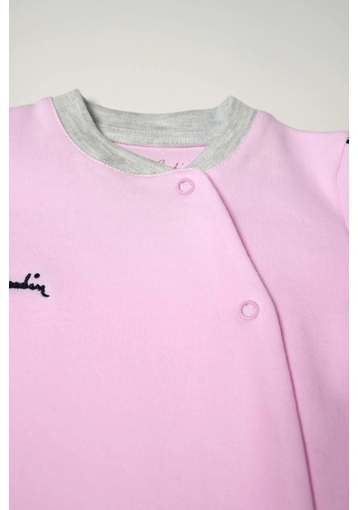 Pierre Cardin Şapkalı Çıtçıtlı Tulum Pembe