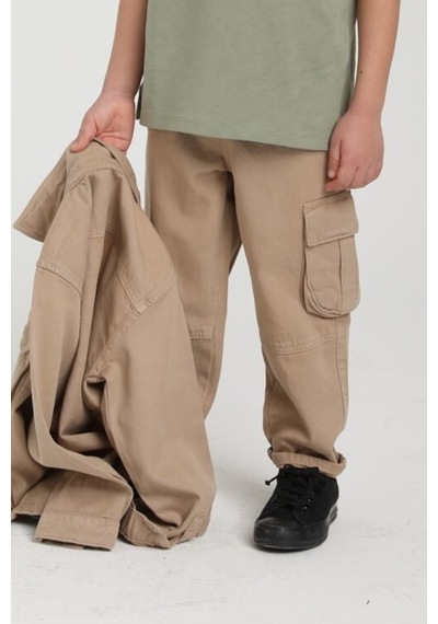 Xo Kids Erkek Çocuk Pantolon 1-4 Yaş 2545 Camel