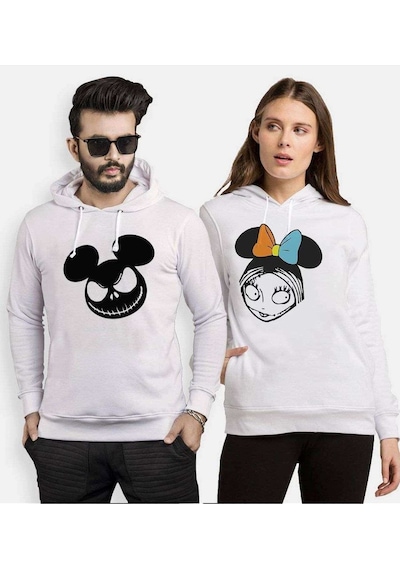 Tshirthane Mause Jack Mause Ölügelin Sevgili Kombinleri Kapüşonl