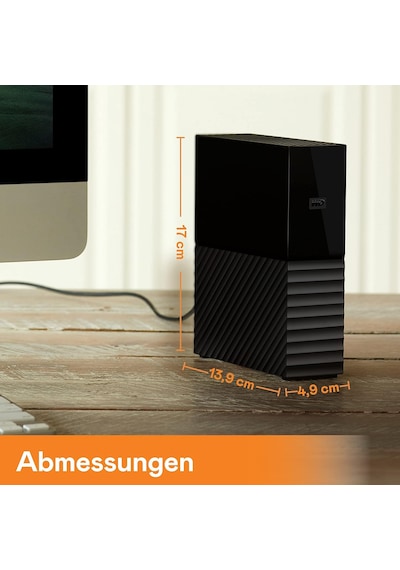 My Book 22tb Usb 3.2 Gen 1 Masaüstü Sabit Diski, Şifre Koruması Ve Yedekleme Yazılımı İle
