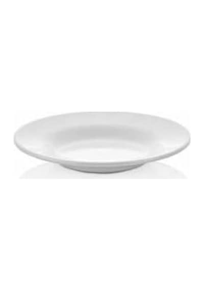 6 Adet Çukur Yemek Tabağı Beyaz Melamin Tabak 21cm Büyük Porsiyon Tabağı Lokanta Tabldot Toplu Yemek Diğer