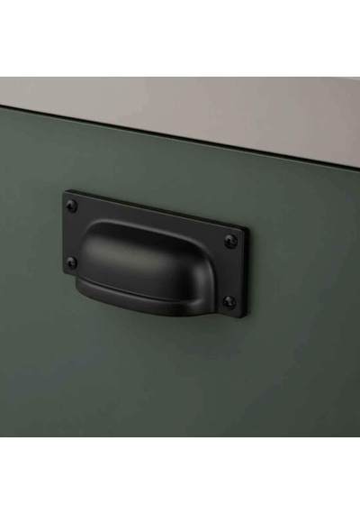 System Mobilya Kulbu Siyah Renk 32mm Çanak/tas Kulp Sy4534 0032 Al6 Çok Renkli