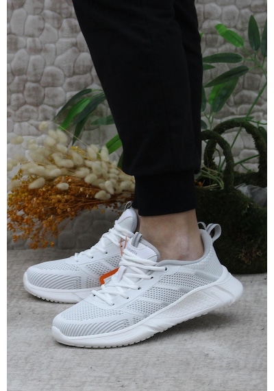 Kinetix Lıster Tx 4Fx Beyaz Gri X-Soft Yumuşak Taban Sneaker Erkek Ayakkabı 001