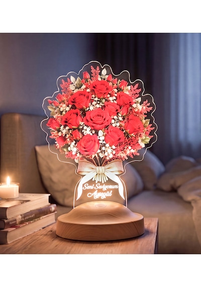 Kırmızı Güller Aşk Buketi Led Lamba Kişiye Özel Kadına, Eşe Ve Sevgiliye Romantik Hediye, Işıklı Solmayan Gül Çiçek Buketi Kırmızı Güller Buketi Kırmızı Güller Aşk Buketi Led Lamba Kişiye Özel Kadına, Eşe Ve Sevgiliye Romantik Hediye, Işıklı Solmayan Gül Çiçek Buketi Kırmızı Güller Buketi